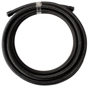 200 Series PTFE (Teflon®) Black Stainless Steel Braided Hose -4AN AF200-04-4.5MB