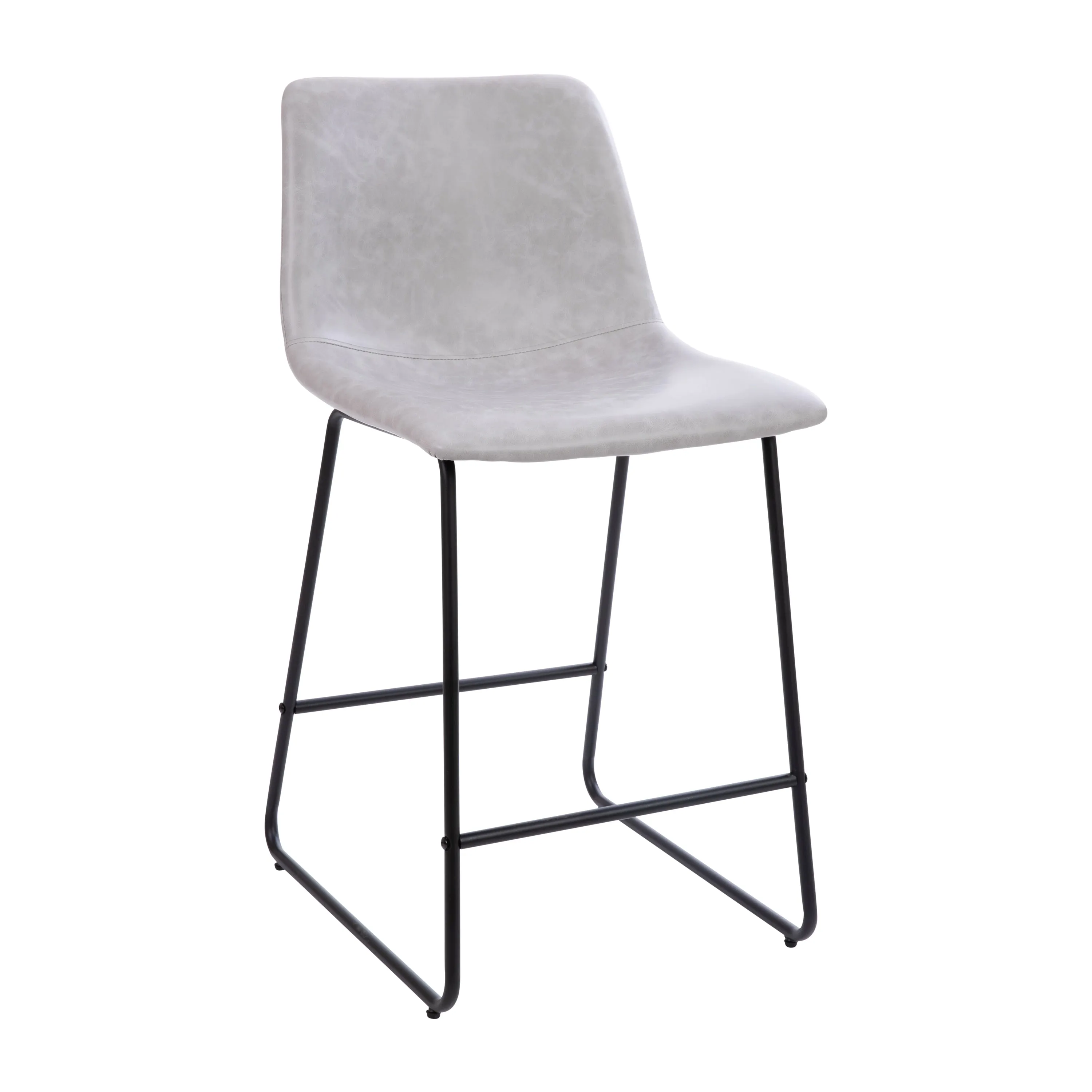 2PK 24" LT Gray Dining Stool 2-ET-ER18345-24-LG-GG