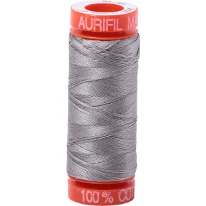 Aurifil ~ Mako Cotton Embroidery/Sewing Thread 50wt 220yds Stainless Steel ~ 2620