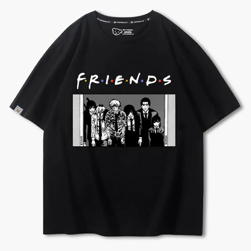 benpaolv Chainsaw Man Friends Meme T-Shirt