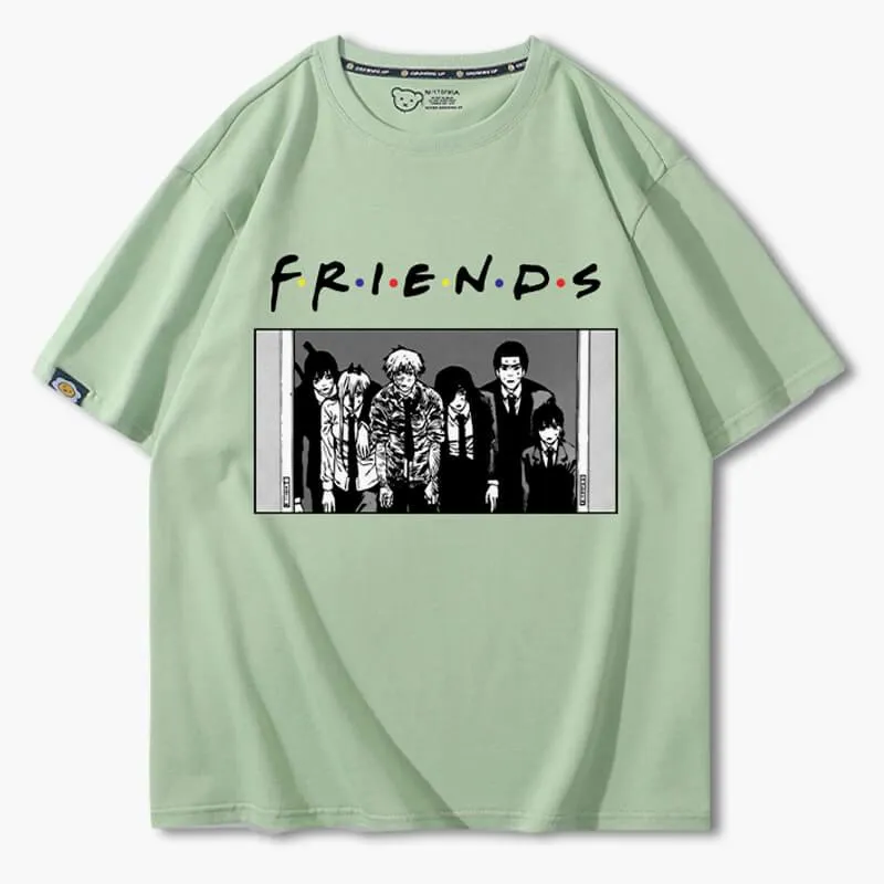 benpaolv Chainsaw Man Friends Meme T-Shirt