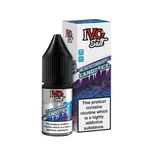 Blackcurrant Candy Ice 10ml Nic Salt E-Liquid by IVG