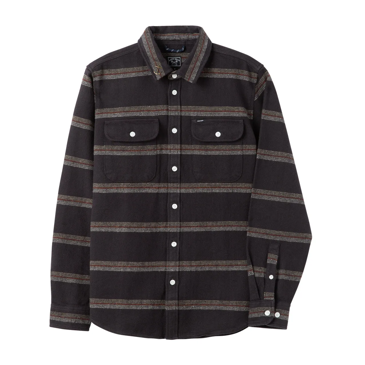 Dark Seas Men's Santa Clara-Woven Black Jackets