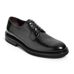 Darvin Black Plain Toe Oxford