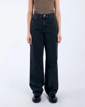 Donna Baggy Jeans - Retro Black