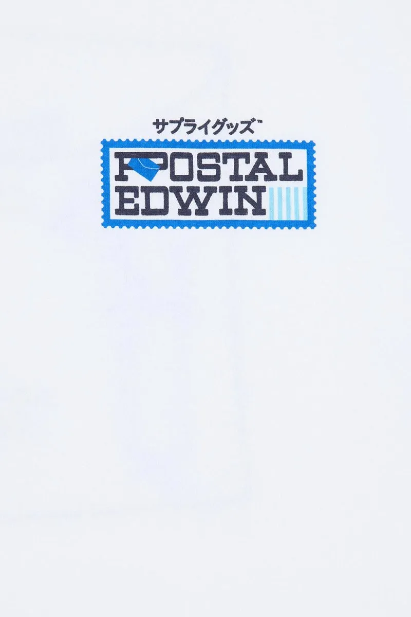 Edwin Postal T-Shirt (White)