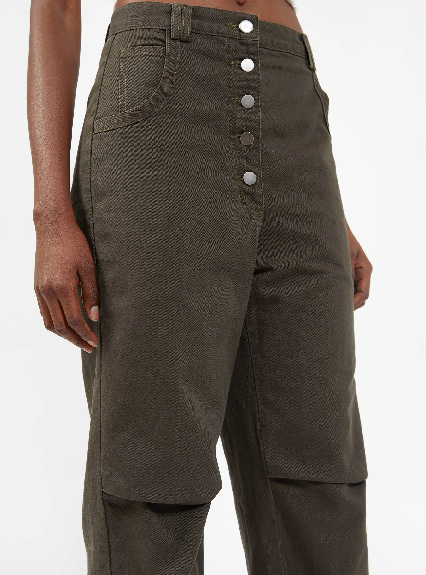 Farris Trousers Dark Olive