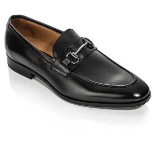 Forio Black Calf Bit Loafer