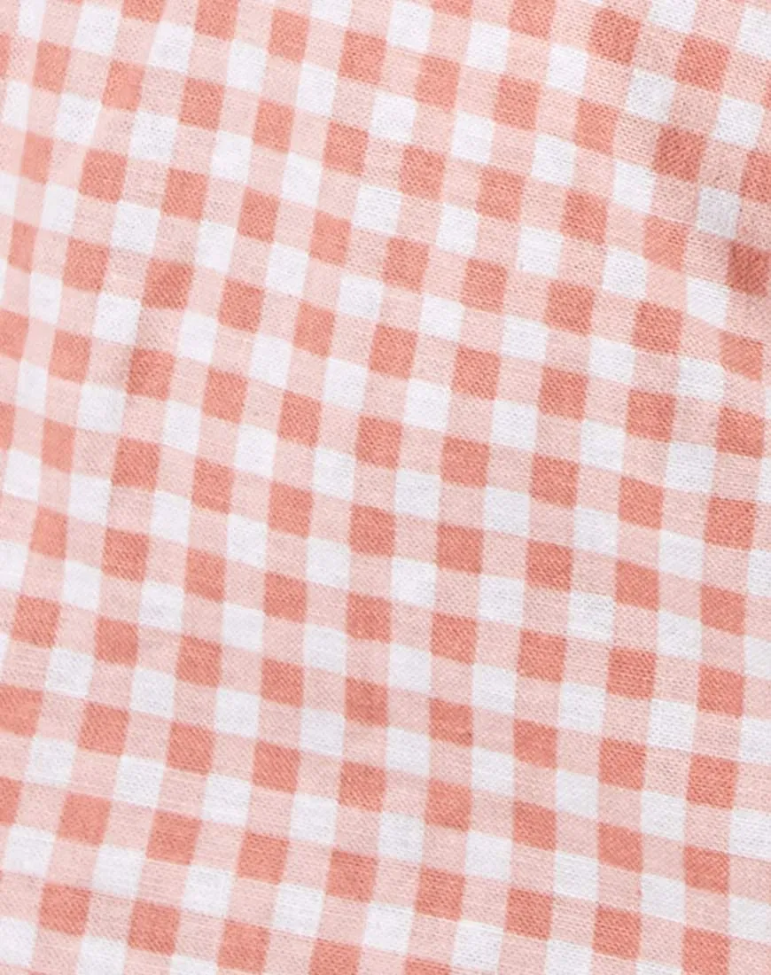 Hadys Shirt in Pink Check