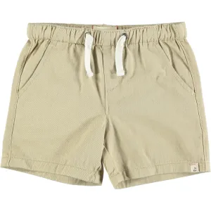 Khaki Stone Twill Shorts