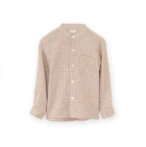 Shirt-Beige Country Check