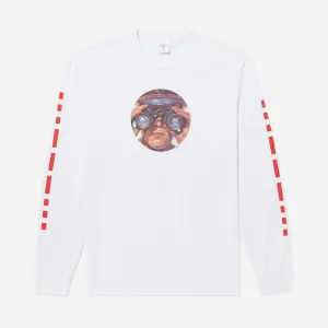 SOS Long Sleeve Tee - White