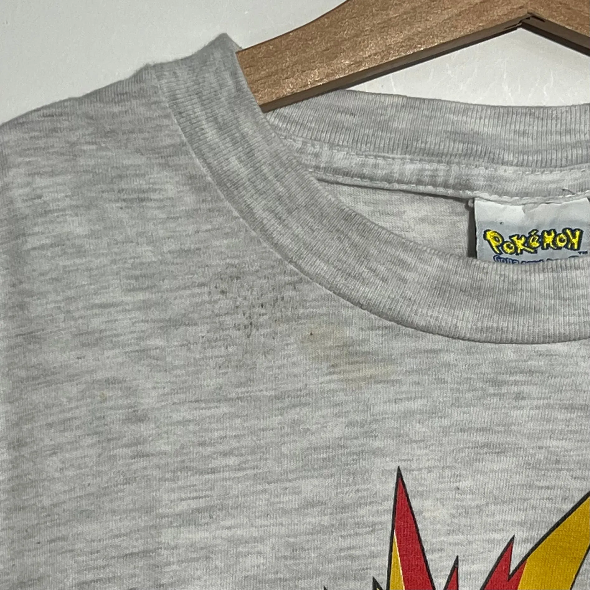 Vintage 2000 Cyndaquil Typhlosion Quilava Pokemon Shirt Youth M